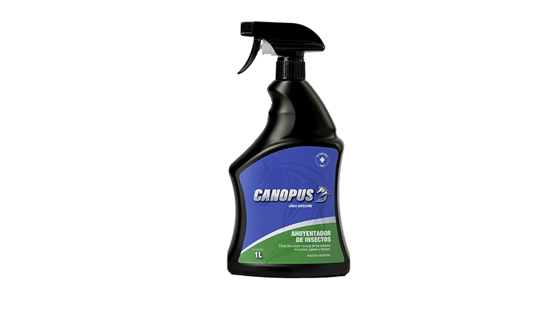 Canopus - Ahuyentador de insectos - EFICAZ PARA ALEJAR MOSCAS DE LOS ESTABLOS, MOSQUITOS, JEJENES Y TÁBANOS - Laboratorio Calastremé