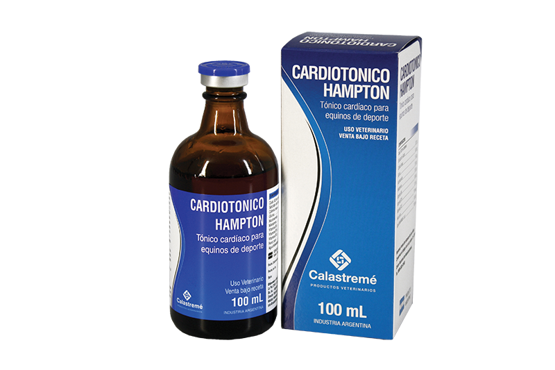 Cardiotonico Hampton - TÓNICO CARDIACO PARA EQUINOS DE DEPORTE - Laboratorio Calastremé