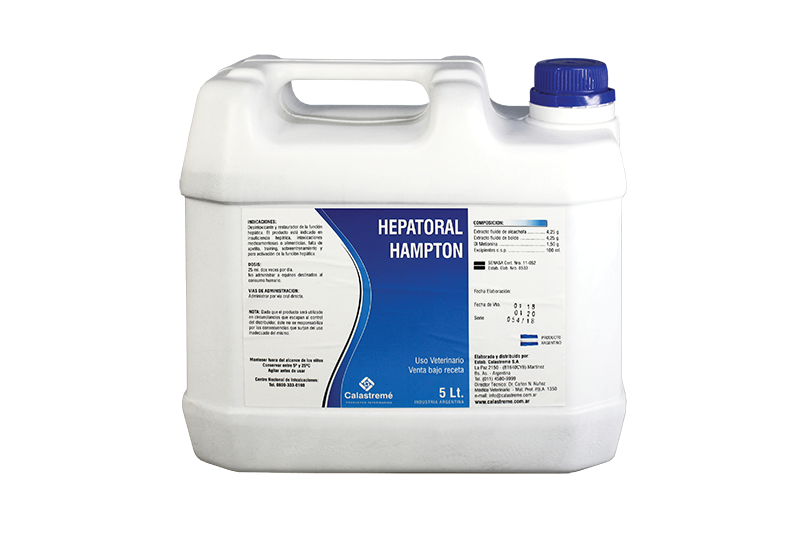 Hepatoral Hampton - COMPLEMENTO DIETARIO - Laboratorio Calastremé