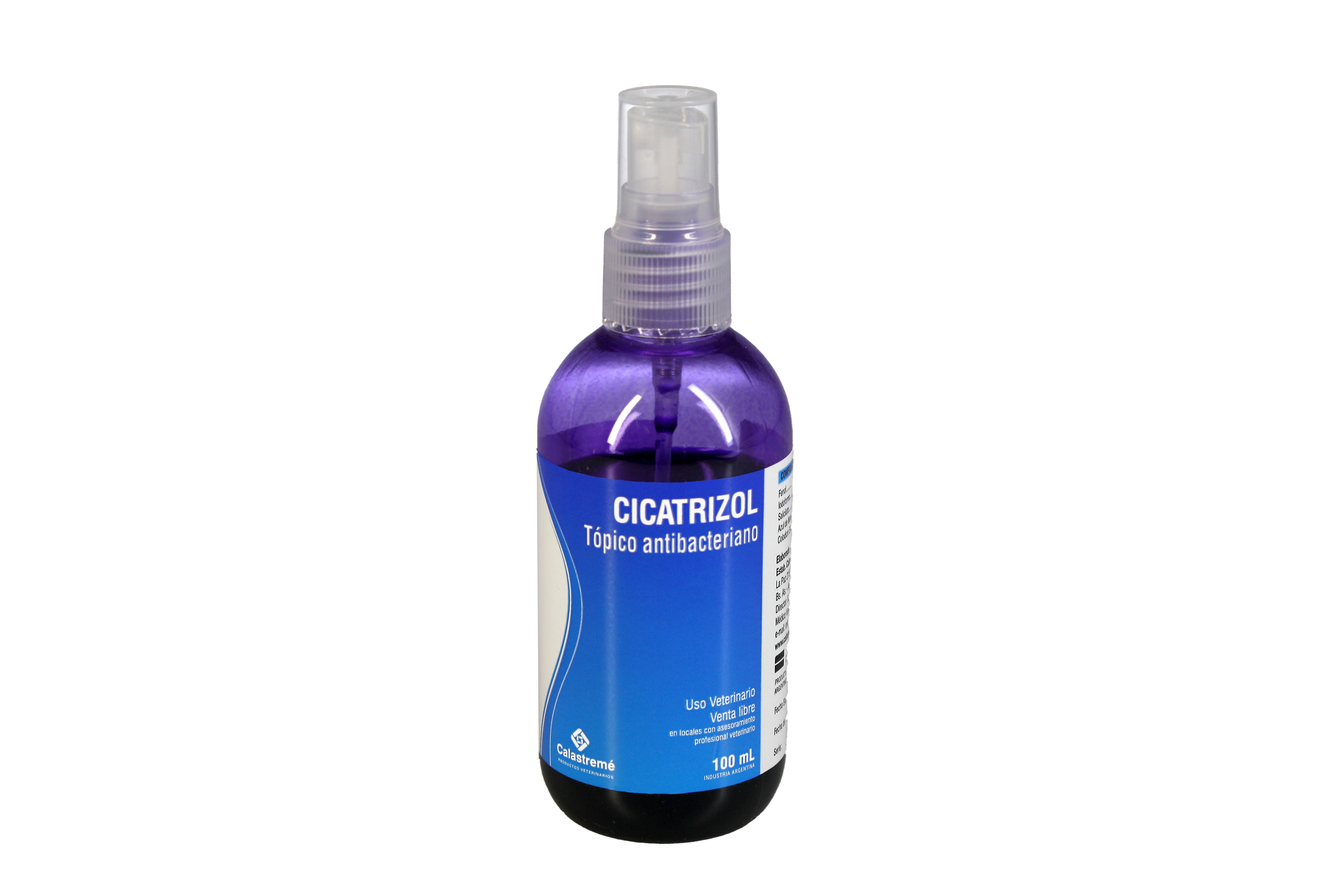 Cicatrizol - ANTISÉPTICO ADHESIVO - PROTECTOR DE HERIDAS - Equinos, Grandes Animales, Animales de Compañía - Laboratorio Calastremé