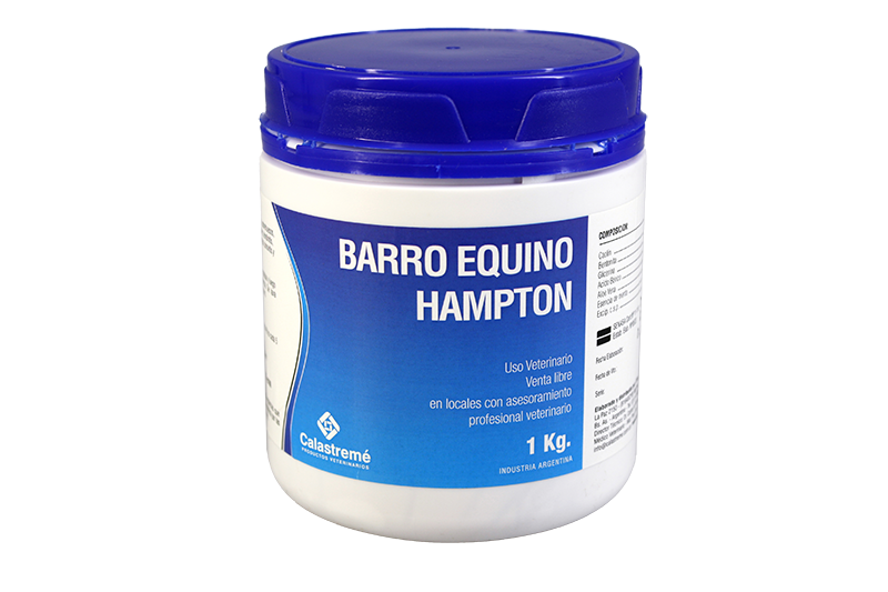 Barro Equino Hampton - PASTA DE USO EXTERNO - Equinos - Laboratorio Calastremé