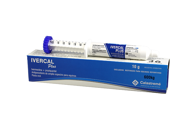 Ivercal Plus - ANTIPARASITARIO DE AMPLIO ESPECTRO PARA EQUINOS. PASTA ORAL - Equinos - Laboratorio Calastremé