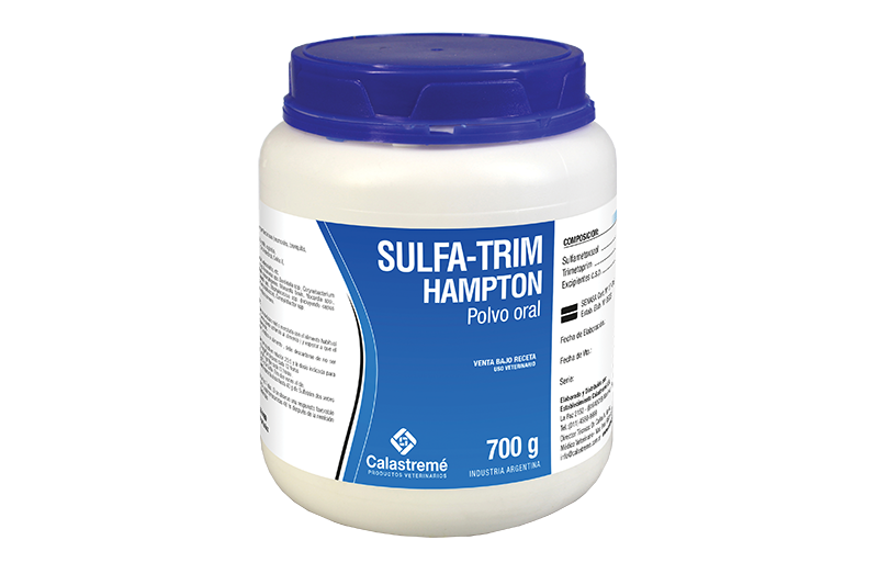 Sulfa-Trim Hampton - ANTIMICROBIANO / QUIMIOTERÁPICO- SULFONAMIDA - Laboratorio Calastremé