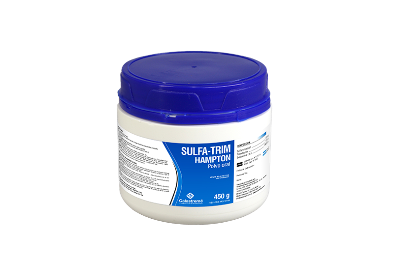 Sulfa-Trim Hampton - ANTIMICROBIANO / QUIMIOTERÁPICO- SULFONAMIDA - Equinos - Laboratorio Calastremé