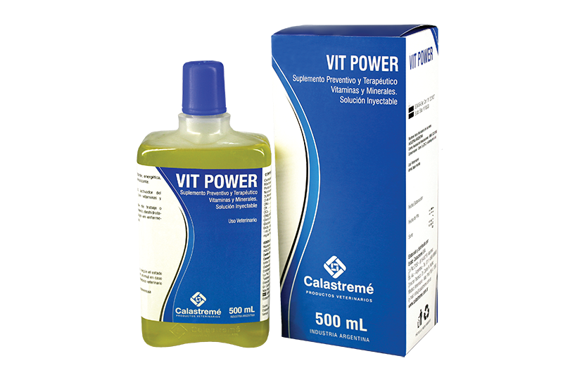 Vit Power - SUPLEMENTO PREVENTIVO Y TERAPÉUTICO - VITAMINAS Y MINERALES - Laboratorio Calastremé